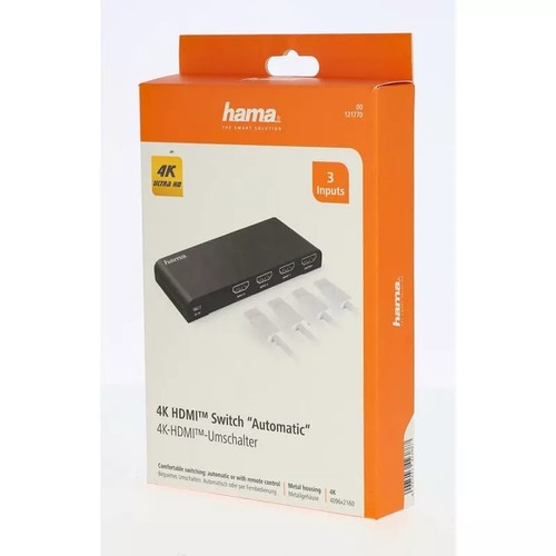 Hama switch hdmi 3x1 con - hama,