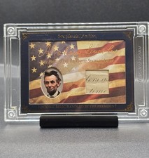 Carta reliquia presidenziale