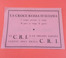 PUBBLICITA' 1932 PROPAGANDA