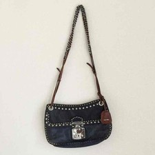 Borsa a tracolla MIU MIU Navy