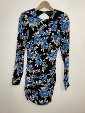 Zara mini abito blu - mini, xs
