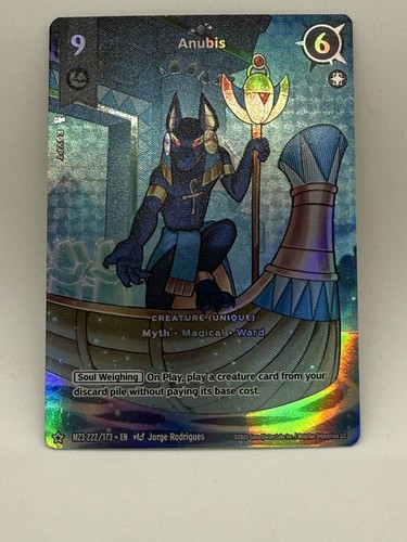 Anubis 222 173 hidden rare - anubis, 222/173