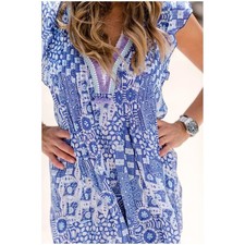 Poupette St Barth blu bianco