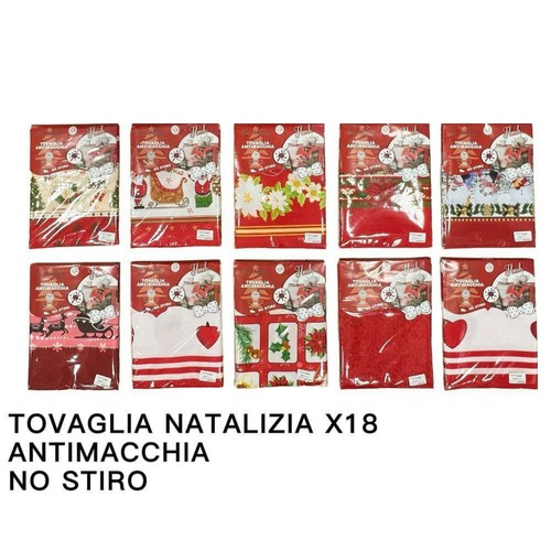 Tovaglia natalizia antimacchia - tovaglia,