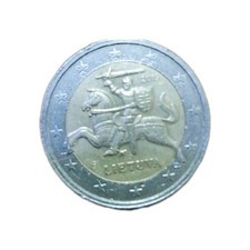 Moneta euro rara - moneta, lietuva