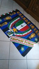 STUPENDA BANDIERA INTERNAZIONALE GRANDE  INTER 13 SCUDETTI  ANNI 80 -131 CM X 96