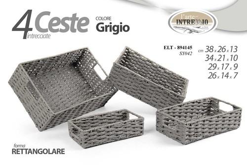 Cestini ceste rettangolari - ceste,