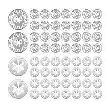 JNNJ 60Pcs Rondelle di