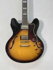 Epiphone Sheraton II Vintage Sunburst usato corpo in acero collo in acero...