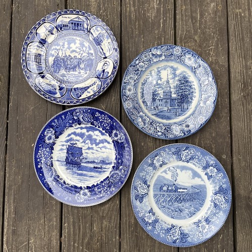 Set piatti blu vintage - set, di
