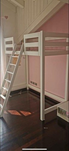 Letto soppalco singolo - a,