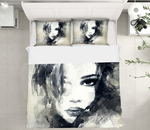 Copricuscino letto donna - copricuscino, 3d