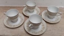 4 TAZZINE CAFFè Con PIATTINO