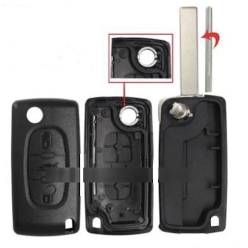 Cover guscio chiave citroen - guscio, 3