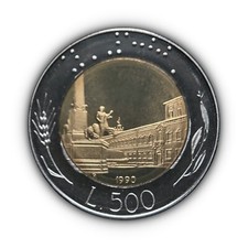 ITALIA. 1990, 500 Lire -