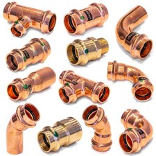 ACQUA Profipress rame raccordo a pressare manicotto nipplo arco pezzo a T DVGW