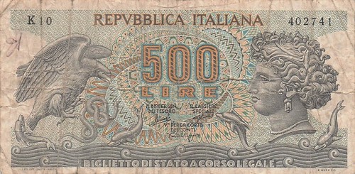 Italy 500 lire 20 - ,