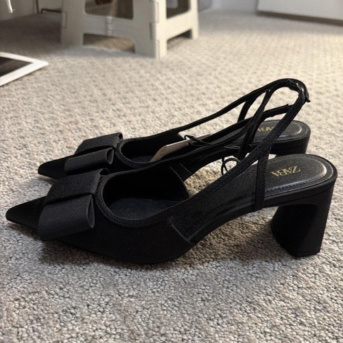 Zara donna nero - 7,5, punta