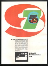 Olivetti advertisement 1960 - advertisement,