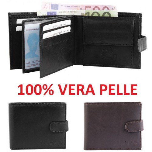Portafoglio uomo vera pelle - portafoglio,