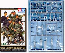 Tamiya 32512 scala 1/48 figure militari model kit seconda guerra mondiale fanteria tedesca esercito set