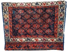 Tappeto Vintage Malayer Collezionabile Fatto a Mano – 37 x 46cm