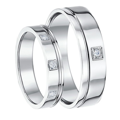 Fedi nuziali oro bianco - fedi, 9ct
