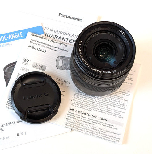 Panasonic leica f2 8 - 12-35, f2.8
