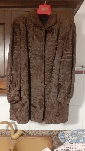 Giaccone astrakan pelliccia - giaccone,