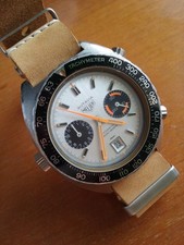 Heuer Autavia 11630 Orange Boy Cal 12 automatic working