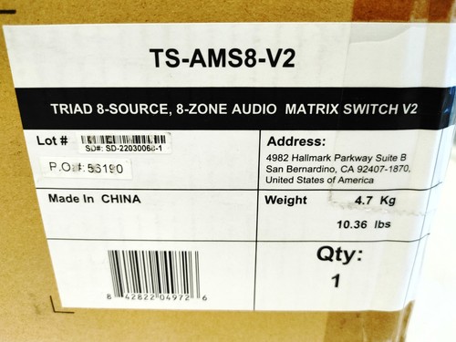 Triad ams8 8 source - triad, 8-source