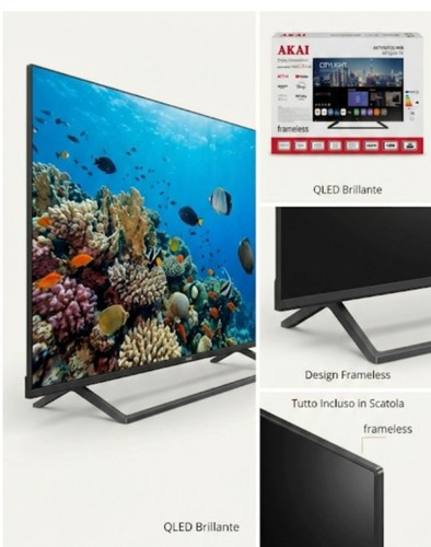 Smart pollici qled akai - tv, 50