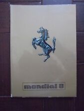 ferrari mondial 8 libretto uso e manutenzione