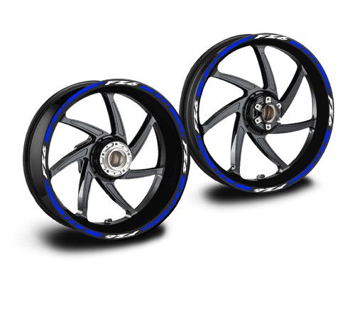 Adesivi cerchi yamaha fz6 blu
