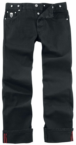 Jeans rockabilly nero chet - jeans,