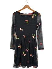 S.OLIVER Abito a maniche lunghe Donna Abito Taglia IT 42 nero elegante