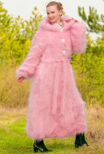 Cardigan mohair rosa - , pallido