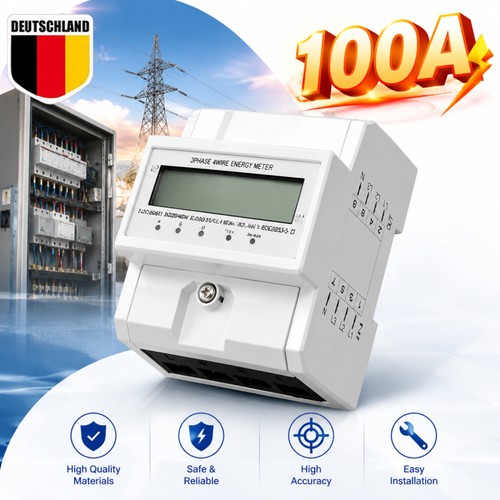 Contatore trifase lcd - contatore,