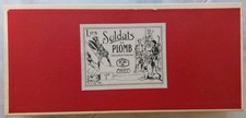 Scatola 8 Soldatini di piombo marca CBG Mignot - Francia - artigianali 