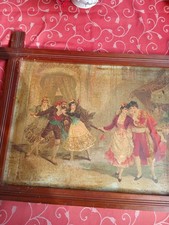 Pair of antique paintings late