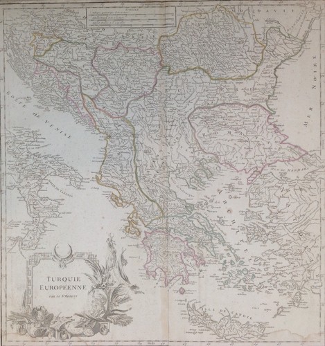Antica mappa turchia grecia - mappa,