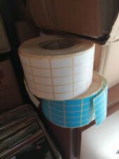 25000 ETICHETTE ADESIVE 1,5 x 3,5 cm ROTOLi DI ORIGINARI 100MT COMPLETI AL 99%
