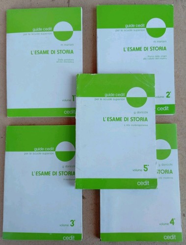 Esame storia 5 volumi - in,