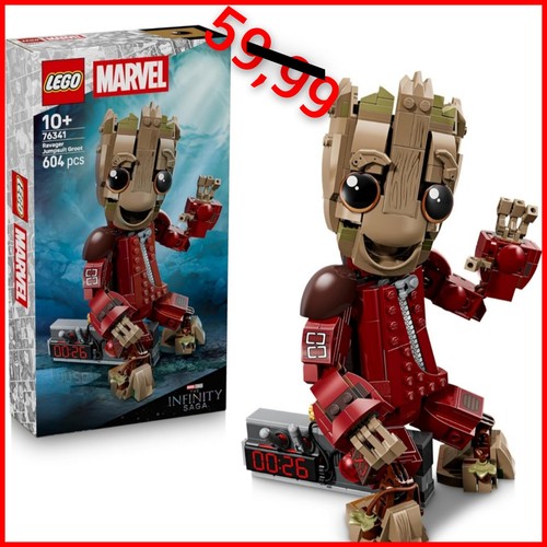 Lego marvel groot tuta - marvel, da