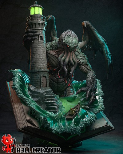 Statua cthulhu scala - scala, 1/6