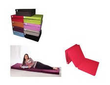 Materasso pieghevole materassini per ospiti singolo futon puf 198 x 80 x 10 cm