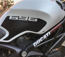 Ducati MONSTER 696 Sticker Adesivi Pancia Ducati Corse NUMERI PERSONALIZZABILI 