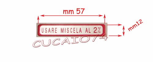 Adesivo miscela piccolo - miscela, 2%