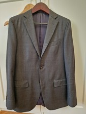Suit Supply Sienna 40L (US) 98 (EU) Charcoal Bird's Eye suit