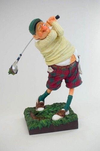 Figurina del grande golfer - del,